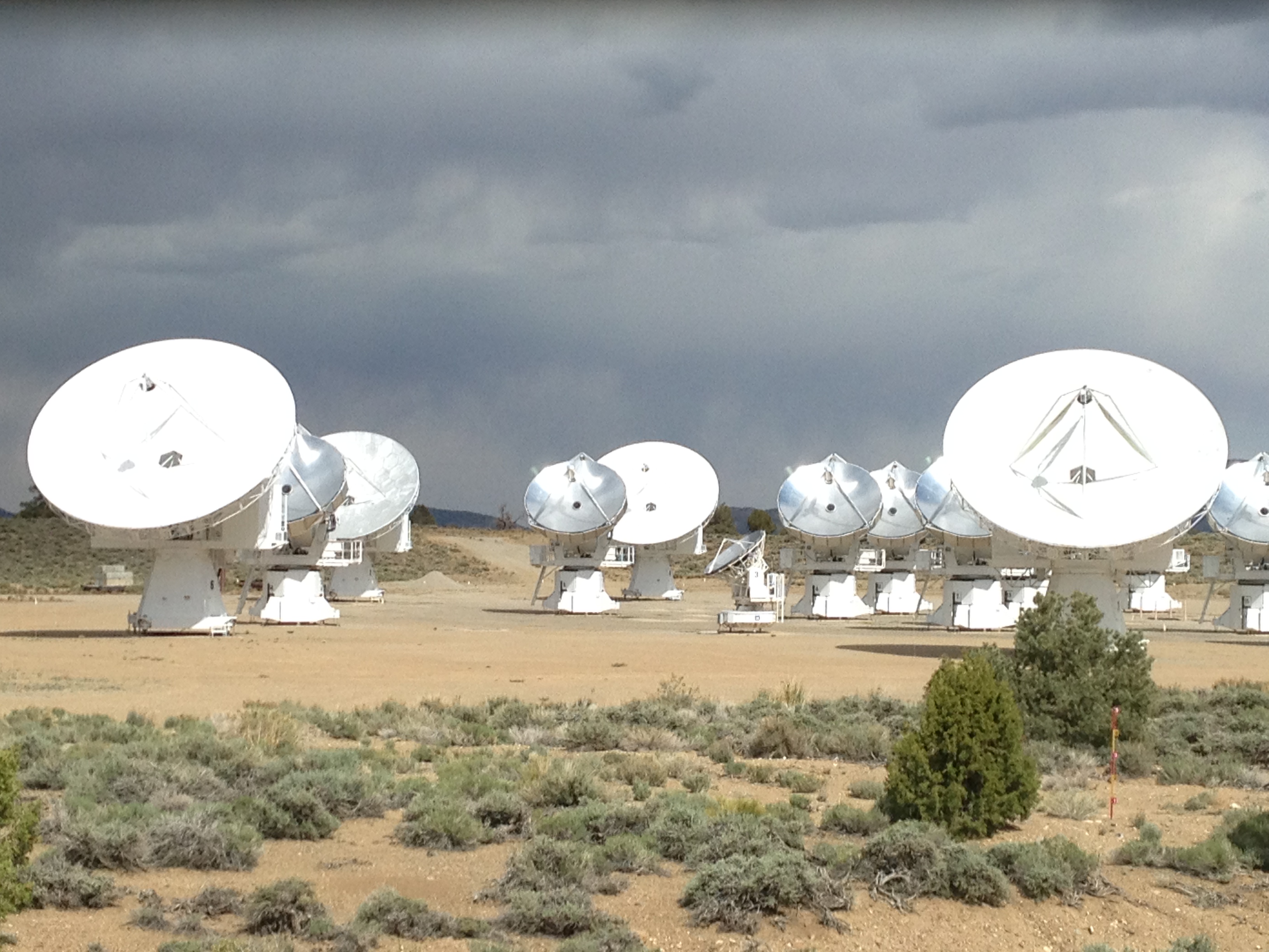 Carma antennae with dark cloud behind. Credit: The Author